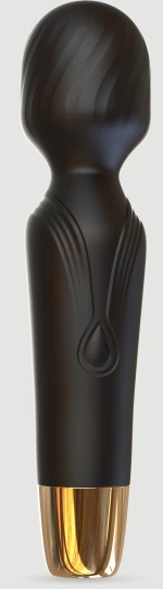 Ισχυρός Δονητής Μασάζ Σιλικόνης Power Wand Powerful Silicone Wand Massage Stimulator - Μαύρος