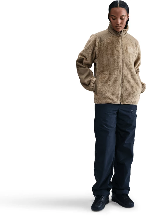 Stussy x Nike Full Zip Fleece Pine Nut