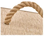 Καλάθι απλύτων γωνιακό Bamboo/MDF 48L/37x37x50cm
