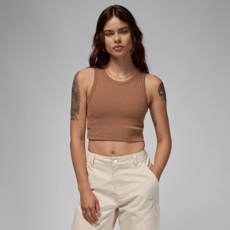 Jordan Women's Tank Archaeo Brown