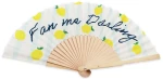 Βεντάλια Ξύλινη με Ύφασμα Winkee 4 x 2 x 25 cm Fan me Darling