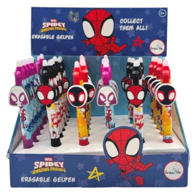 Spidey Στυλό Τζελ που Σβήνει με Κλίπ (Τυχαίο Σχέδιο) SP253247