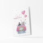 Κάρτα Γάμου "Just Married" Origami