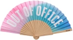 Βεντάλια Ξύλινη με Ύφασμα i-Total 23cm Out of Office  XL3165F