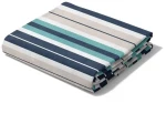 Πετσέτα Θαλάσσης Stripes Πετρόλ (90x180) microfiber Borea