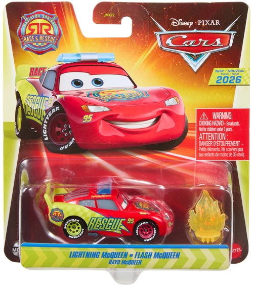 CARS RACE & RESCUE ΑΥΤΟΚΙΝΗΤΑΚΙ ΜΕ ΑΞΕΣΟΥΑΡ LIGHTNING McQUEEN (#JMX73)