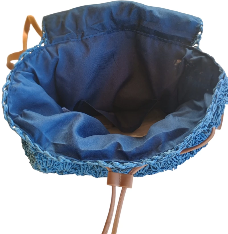 Backpack πλεκτή τσάντα Lila