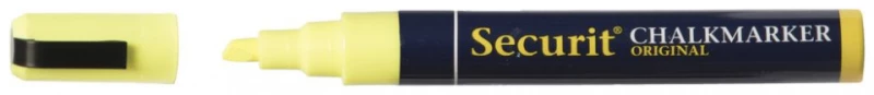 Μαρκαδόρος Υγρής Κιμωλίας Securit Marker 510 Yellow SMA510-YE