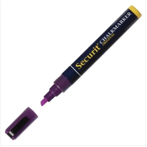 Μαρκαδόρος Υγρής Κιμωλίας Securit Marker 510 Violet SMA510-VT