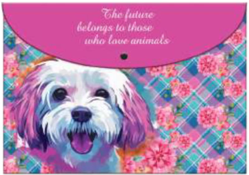 Φάκελος Κουμπί Α4 Back Me Up Love Dog 357-16580