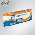 Πηλός 500gr Λευκός Natural  Scool SC150