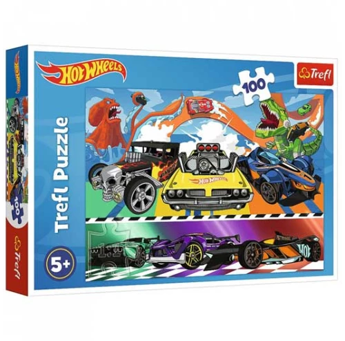 Puzzle Trefl Speeding Hot Wheels cars 100pcs