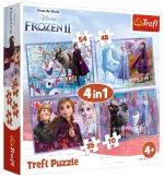 Puzzle Trefl 4/1(35//48/54/70pcs) Frozen