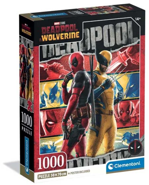 Clementoni Παζλ Deadpool & Wolverine 1000pcs