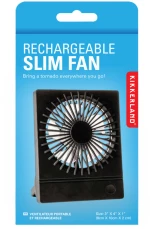 Φορήτος Επαναφορτιζόμενος Aνεμιστήρας Kikkerland Slim Fan | FA10