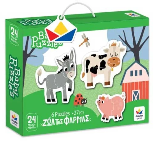 Baby puzzles: Ζώα της Φάρμας