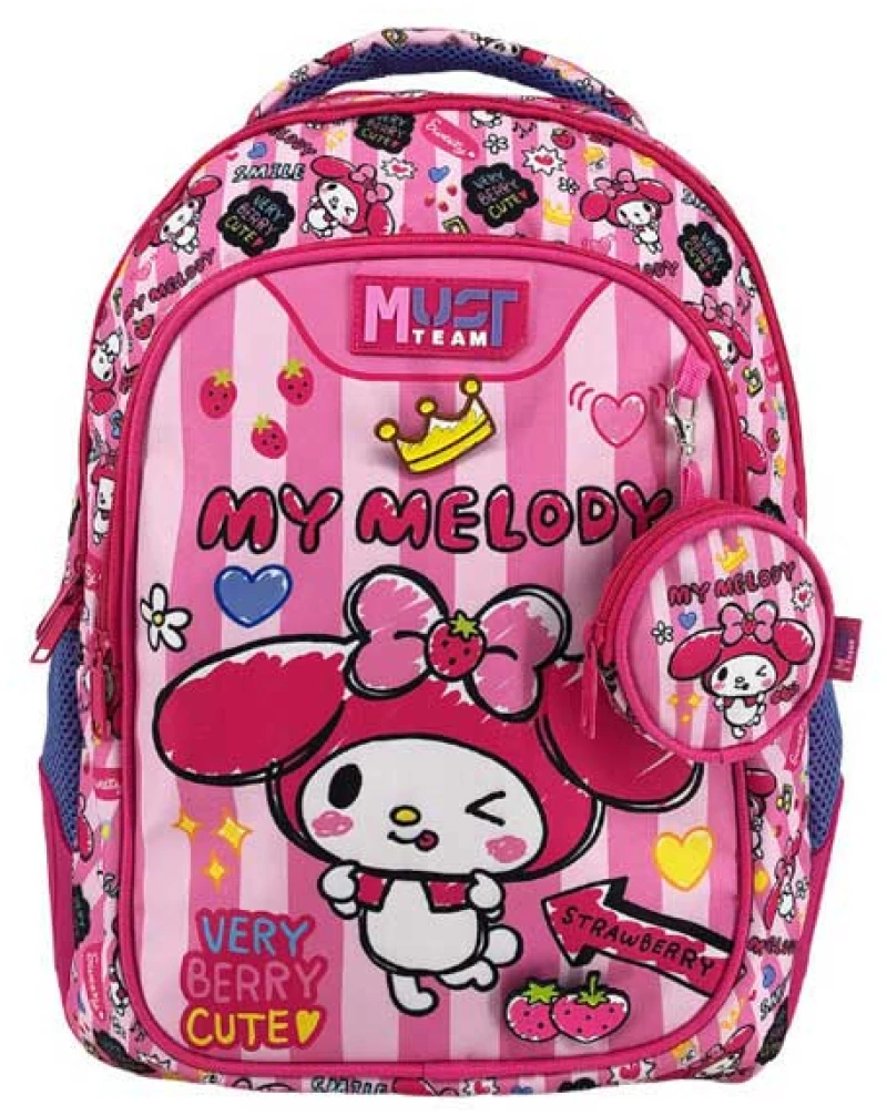 Must Team Σχολική Τσάντα Πλάτης My Melody Pink Bow