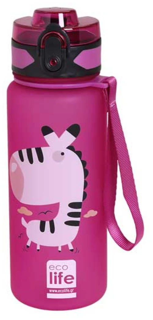 Ecolife Παγούρι Tritan 500ml Zebra
