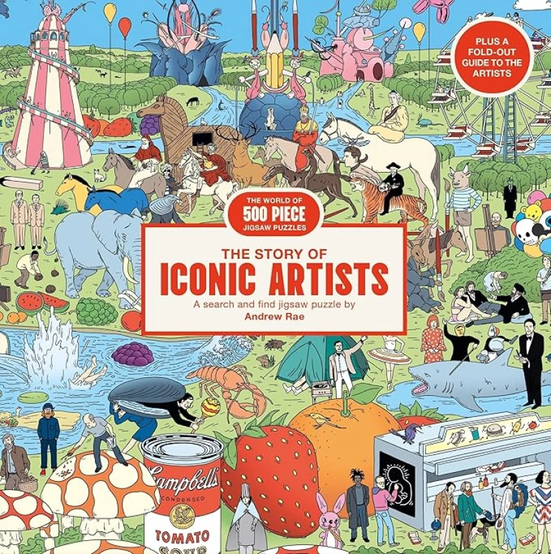 The Story of Iconic Artists: a Jigsaw Puzzle - 500 Pieces