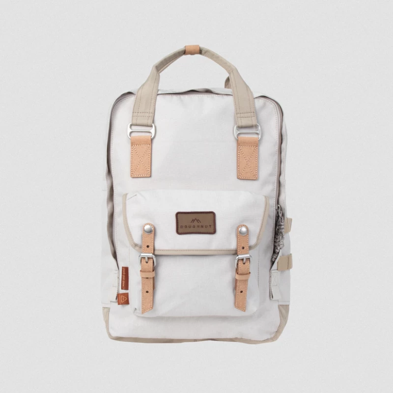 Σακίδιο Πλάτης Doughnut Macaroon Large  Happy Camper Series Ivory | D011HA-0009-F