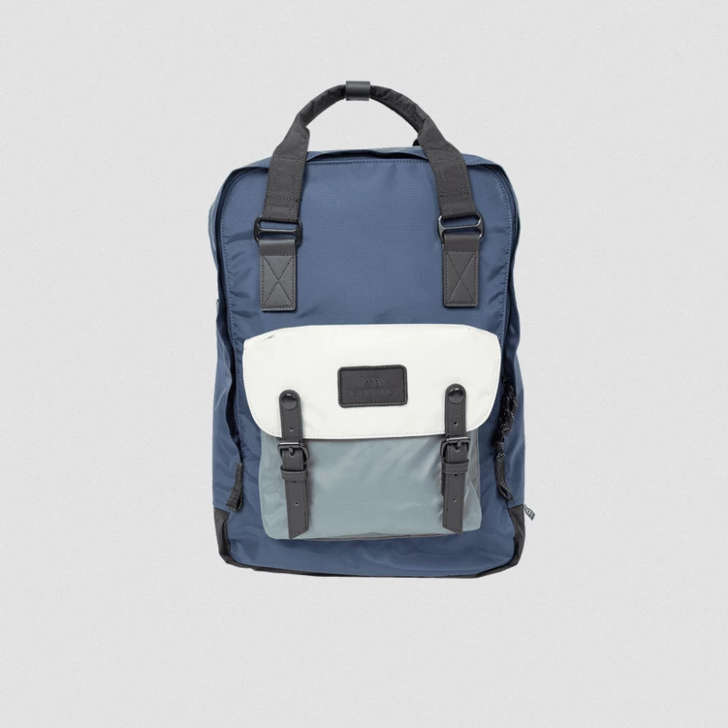 Σακίδιο Πλάτης Doughnut Macaroon Large  Go Wild Series Navy X Grey | D011GW-6906-F