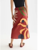 Scotch&Soda Linen wrap skirt