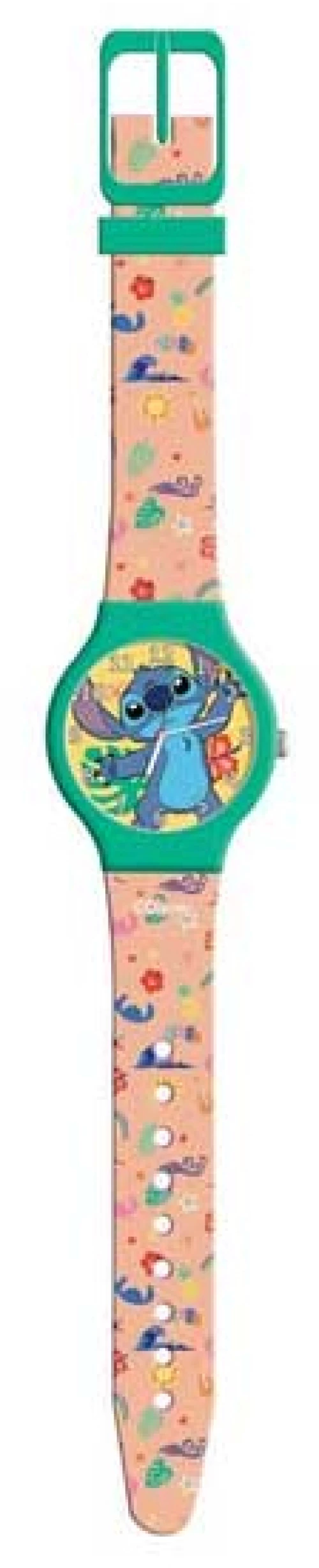 Ρολόι Χειρός Σιλικόνης Disney Stitch