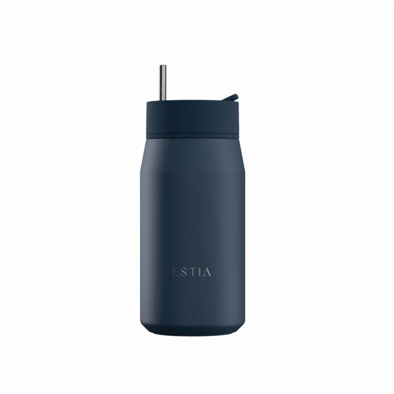 Estia Θερμος Lens Save the Aegean 360ml Indigo
