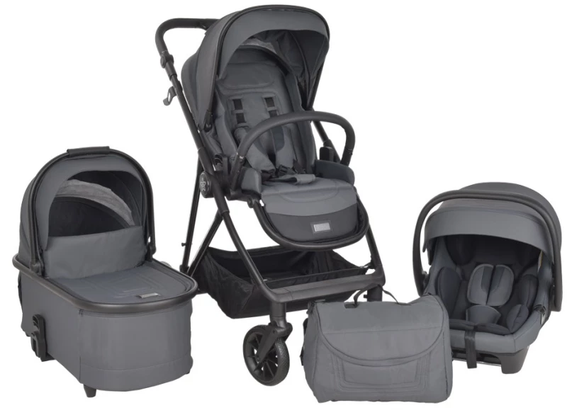 Πολυκαρότσι Bebe Stars Dione 3 in 1 Titanium Grey 343-180