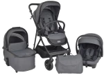 Πολυκαρότσι Bebe Stars Dione 3 in 1 Titanium Grey 343-180