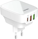 LDNIO Q334 Αντάπτορας Φόρτισης 32W με 3 Θύρες USB Λευκό