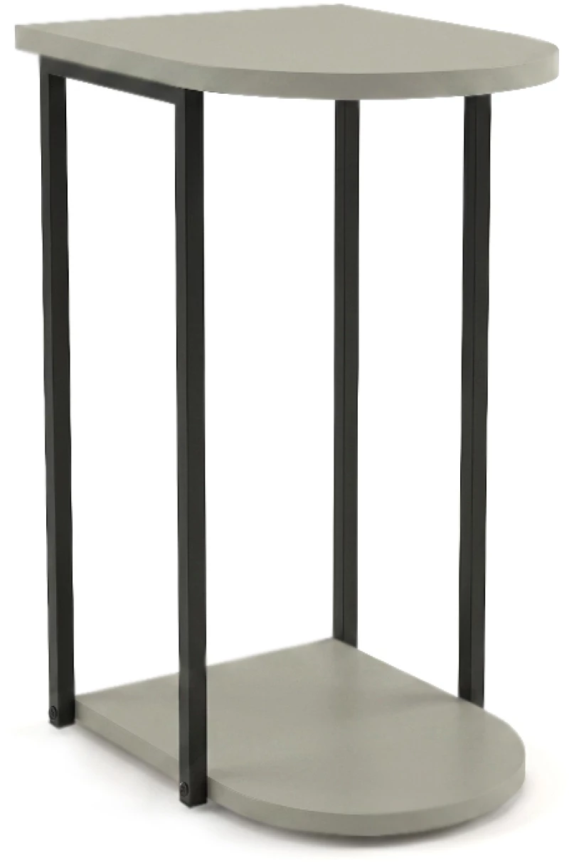 Τραπεζάκι βοηθητικό Roya Megapap χρώμα ash green 41,5x32x56εκ.