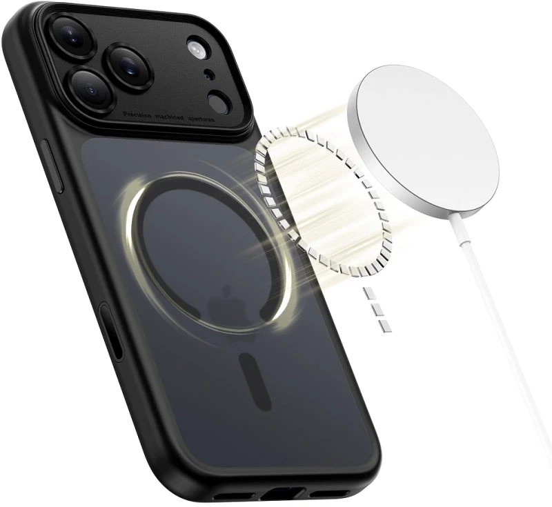 Tech-Protect Θήκη Magpeak MagSafe CC iPhone 17 Pro Max Matte Black