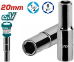 TOTAL THTST12203L ΚΑΡΥΔΑΚΙ ΕΞΑΓΩΝΟ ΜΑΚΡΙ 1/2" 20mm
