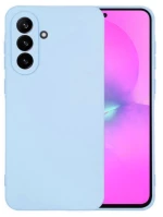 Θήκη TPU Σιλικόνης με Υφασμάτινη Επένδυση για Samsung Galaxy A37 - Γαλάζιο