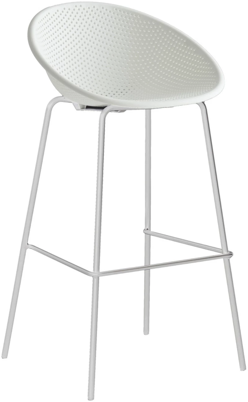 MONICA ΣΚΑΜΠΩ BAR ΠΟΛΥΠΡΟΠΥΛΕΝΙΟ ΛΕΥΚΟ 49Χ50Χ87cm