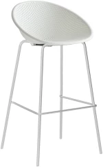 MONICA ΣΚΑΜΠΩ BAR ΠΟΛΥΠΡΟΠΥΛΕΝΙΟ ΛΕΥΚΟ 49Χ50Χ87cm