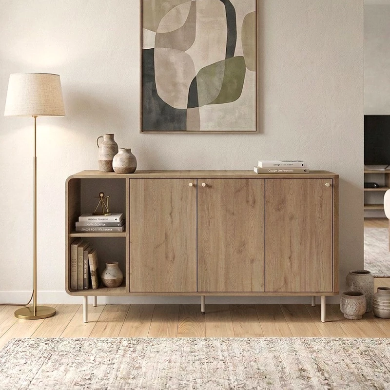 Μπουφές Colia χρώμα sepet oak 150x44x80εκ.