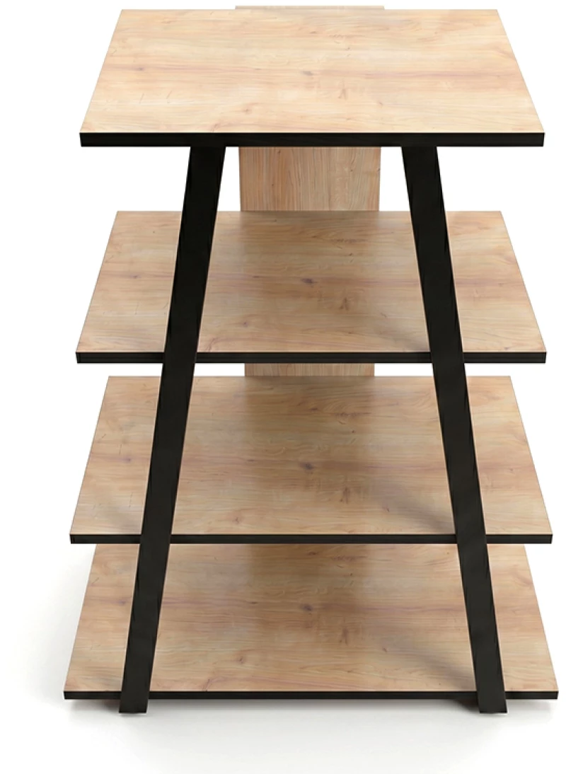 Έπιπλο τηλεόρασης Lyno χρώμα sapphire oak 70,4x54x80εκ.