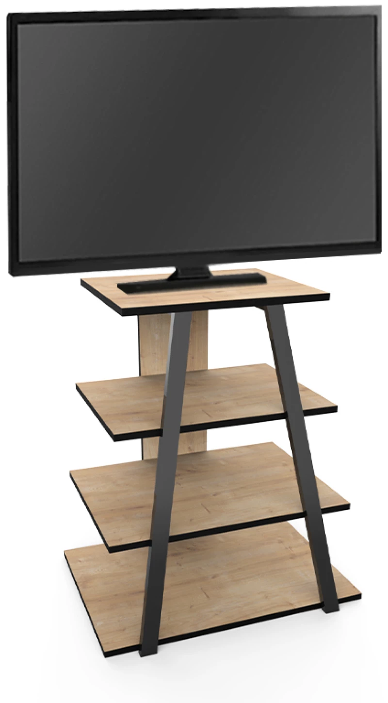 Έπιπλο τηλεόρασης Lyno χρώμα sapphire oak 70,4x54x80εκ.