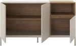 Μπουφές Cailin χρώμα sandstone - sepet oak 140x41,8x80εκ.