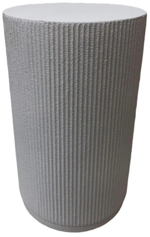 STYLOS SIDE TABLE ΛΕΥΚΟ 34x34x58cm