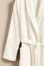 Stewehome Μπουρνούζι unisex με γιακά σάλι από 100% βαμβάκι (M)