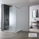 Διαχωριστικό Ντους Devon Iwis Walk In IW60C-411 70cm Χ 200cm Black Brushed