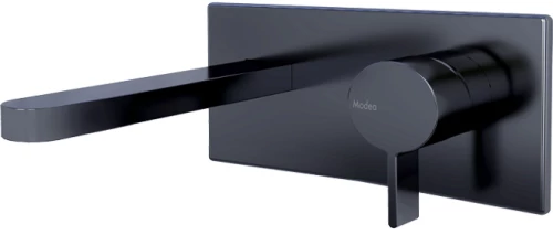 Εντοιχισμένη Μπαταρία Νιπτήρα Modea Eclipse 00-02016/B Μαύρη Ματ