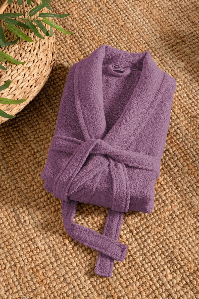 Stewehome Μπουρνούζι unisex με γιακά σάλι από 100% βαμβάκι (2XL)