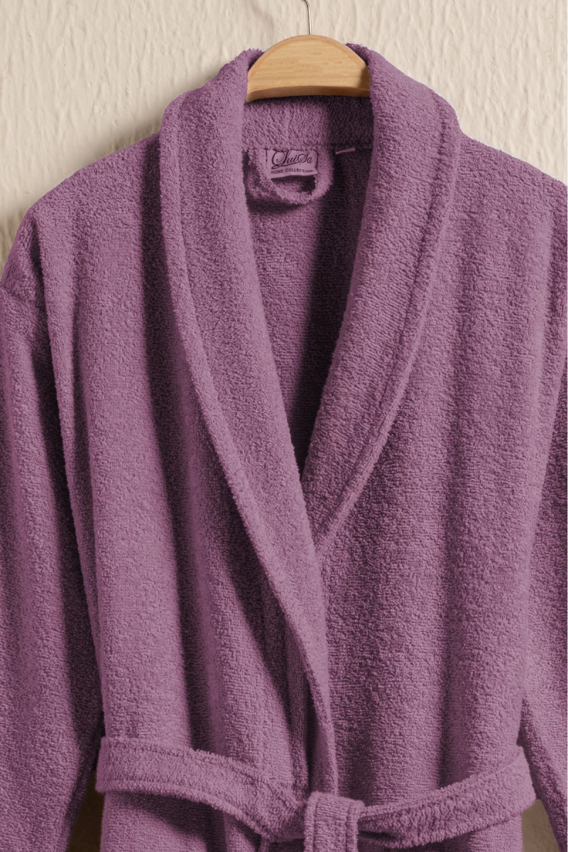 Stewehome Μπουρνούζι unisex με γιακά σάλι από 100% βαμβάκι (2XL)