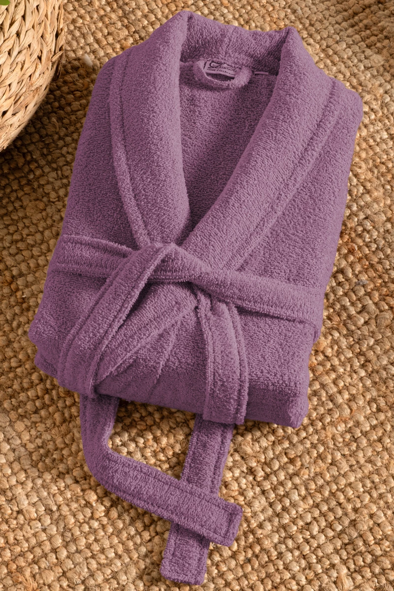 Stewehome Μπουρνούζι unisex με γιακά σάλι από 100% βαμβάκι (2XL)