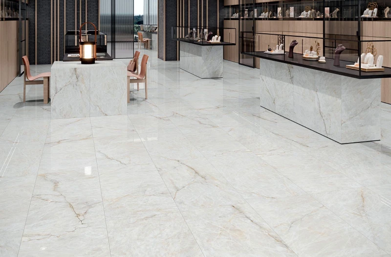 Πλακάκι Crystallo White Rect 60x120 Γυαλιστερό Λευκό