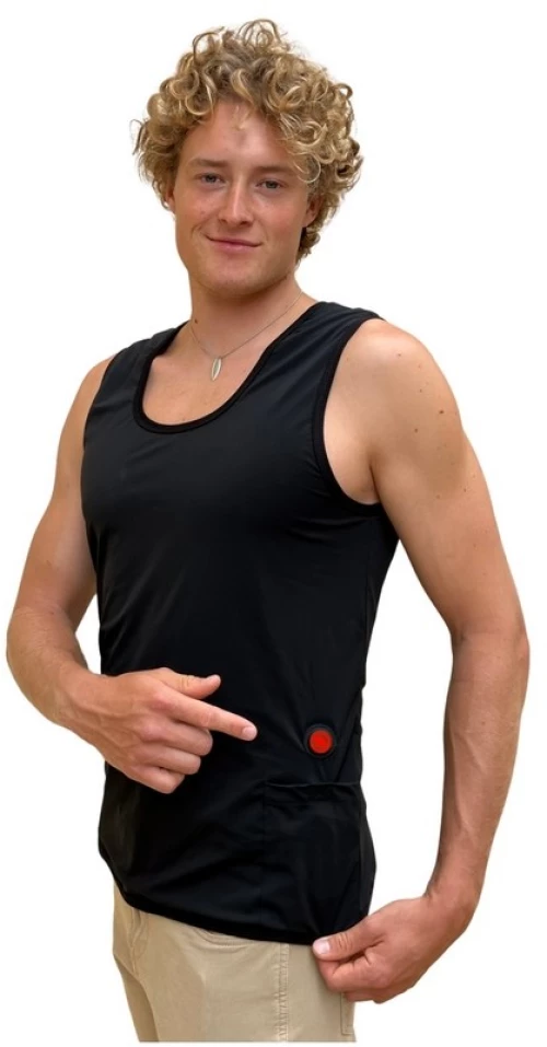 Glovii GV2XL winter sport body protection Heated vest Skiing, Snowboarding Unisex Polyester Black